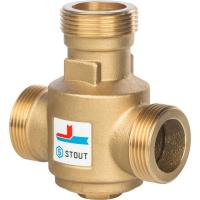 Термостатический смесительный клапан G 1" ВР 55°С Stout SVM-0030-255504