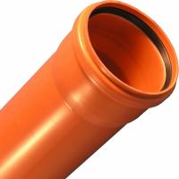 Труба для наружной канализации Solex 250х2,0мх6,1мм рыжая ПВХ