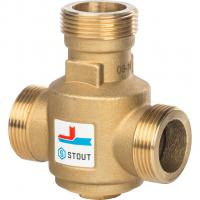 Термостатический смесительный клапан G 1)4 1/4 НР 55°С Stout SVM-0030-325504