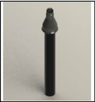 [GROPPALLI] [A05.023.000271] GROPPALLI Коаксиальный вертикальный конец трубы (терминал) для конденсационных котлов Ø 100/150 {черный}