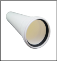 [GROPPALLI] [B0B.015.000001] GROPPALLI Удлинение Ø 125 (1000мм) В/Н для конденсационных котлов (<160 кВт) {белый}