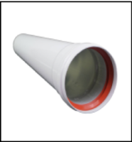 [GROPPALLI] [A03.011.000047] GROPPALLI Удлинение Ø 80 (500мм) В/Н для конвекционных котлов {белый}