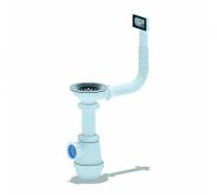 Сифон АНИ ГРОТ ф40-113 С ГИБКИМ ПЕРЕЛИВОМ A0145S