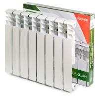 Радиатор алюминиевый Faliano 500 4 секции боковое подключение