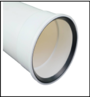 [GROPPALLI] [B0B.017.000125] GROPPALLI Удлинение Ø 200 (1000мм) В/Н для конденсационных котлов (>270 кВт) {белый}