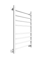 Водяной полотенцесушитель  «L plaza» 80/50 (белый) Двин