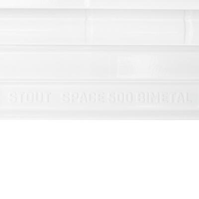 Радиатор биметаллический STOUT Space 500 8 секции боковое подключение SRB-0310-050008