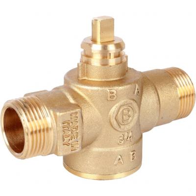 2-Ходовой зональный клапан, сервопривод 230V, с 3-х жильным кабелем 1м., НР 3/4" Stout SVM-0070-200020