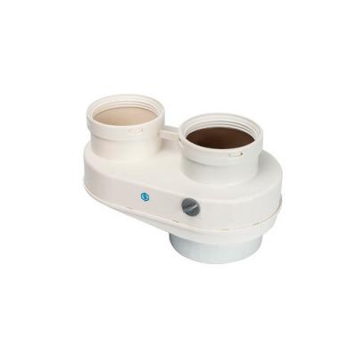 Элемент дымохода Stout DN80/80 адаптер для подкл. разд. труб (совместимый Protherm (фланец ) PP-Ryton