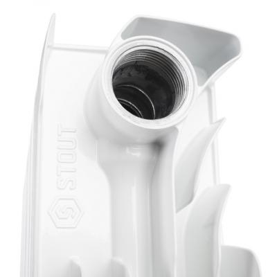 Радиатор биметаллический STOUT Space 500 10 секции боковое подключение SRB-0310-050010