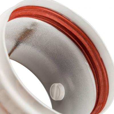 Элемент дымохода Stout адаптер с фланцевым ревизионным окном DN80