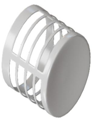 Оголовок Rommer с ветрозащитой D 80 ЧЕРНЫЙ (Алюминий)