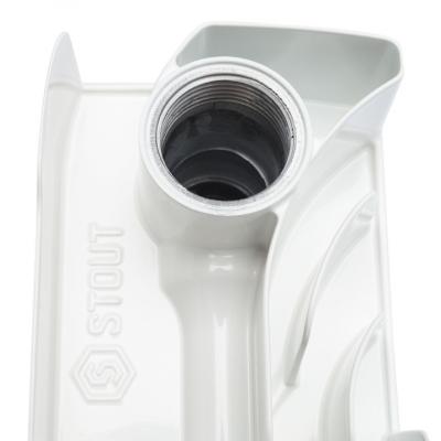 Радиатор биметаллический STOUT Space 500 4 секции боковое подключение SRB-0310-050004