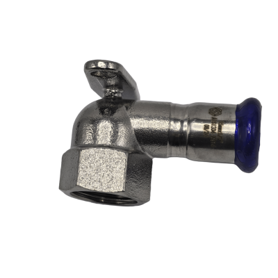 Пресс-водорозетка MVI, 15х1/2 (нержавеющая сталь)