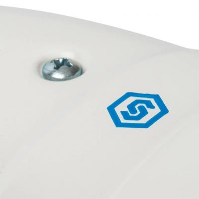 Элемент дымохода Stout конденсац. адаптер 90° DN60/100 м/п PP-FE c хомутом (совместим. с Vaillant, Ariston)