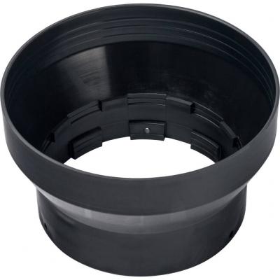 Элемент дымохода Stout адаптер пластиковый DN101/133, для гермитизации терминала при проходе через крышу