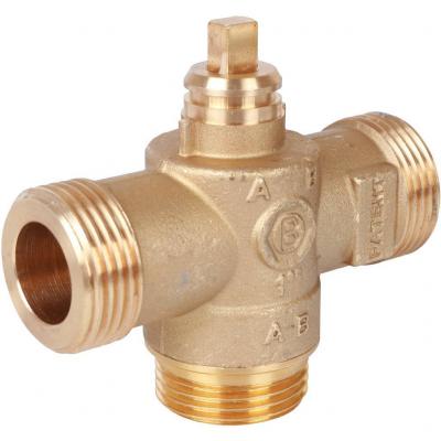 3-Ходовой зональный клапан, сервопривод 230V, с кабелем 1м., НР 1" Stout SVM-0070-300025