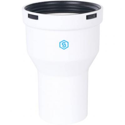 Элемент дымохода Stout угол 45° DN80 м/п PP-FE