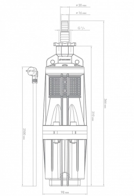 Погружной насос «КАЧАН» 20/60-25м Джилекс 8602