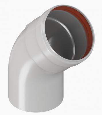 Отвод Rommer D 80 угол 45гр. M/F (мама/папа)