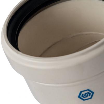 Элемент дымохода Stout конденсац. угол 45° DN80 м/п PP-FE