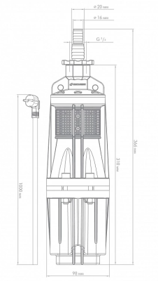 Погружной насос «КАЧАН» 20/60-10м Джилекс 8600