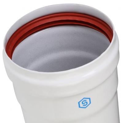 Элемент дымохода Stout DN 80 труба 500 мм п/м