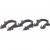Скоба якорная Stout с двойным креплением для труб д.16-20мм, цвет черный Скоба якорная Stout с двойным креплением для труб д.16-20мм, цвет черный