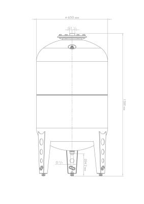 Расширительный бак Джилекс В 300