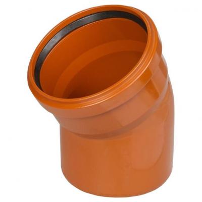 Отвод наружной канализации 250мм 30° ПВХ