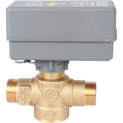 2-Ходовой зональный клапан, сервопривод 230V, с 3-х жильным кабелем 1м., НР 3/4" Stout SVM-0070-200020