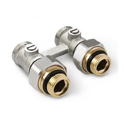 Узел нижнего подключения радиатора для двухтрубной системы Zeissler прямой 3/4'' ME220AC