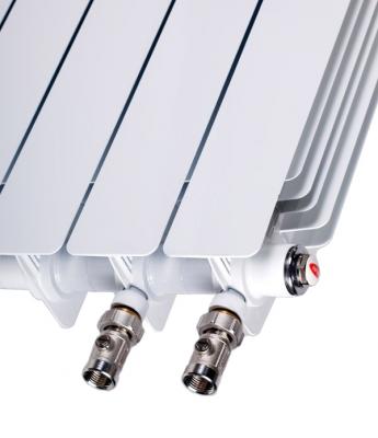 Радиатор биметаллический RIFAR MONOLIT VENTIL 350 MVR 8 секции нижнее правое подключение