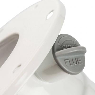 Элемент дымохода Stout адаптер с фланцевым ревизионным окном DN80