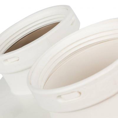 Элемент дымохода Stout DN80/80 адаптер для подкл. разд. труб (совместимый Bosch (фланец ) PP-Ryton