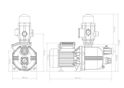Поверхностный насос-автомат Джилекс «ДЖАМБО» 70/50 П-К «Комфорт»