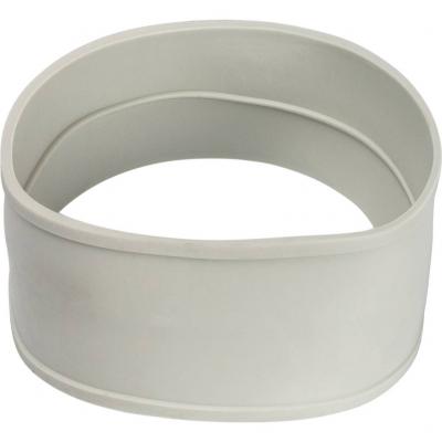 Элемент дымохода Stout отвод коаксиальный 90° DN60/100, п/м уплотнения и хомут в комплекте (с логотипом)