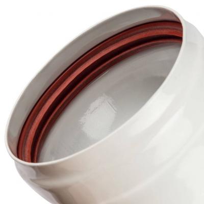 Элемент дымохода Stout адаптер с фланцевым ревизионным окном DN80