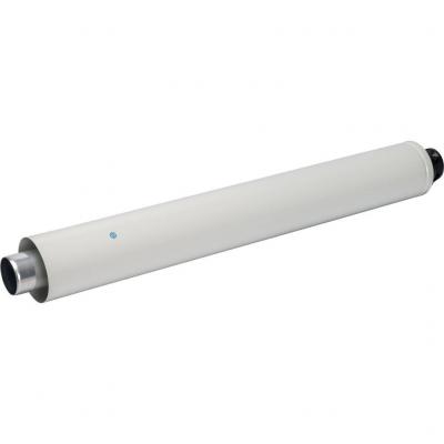 Элемент дымохода Stout DN60/100 конечный участок 830мм дымохода для горизонт. прохода через стену с оголовком из пластика