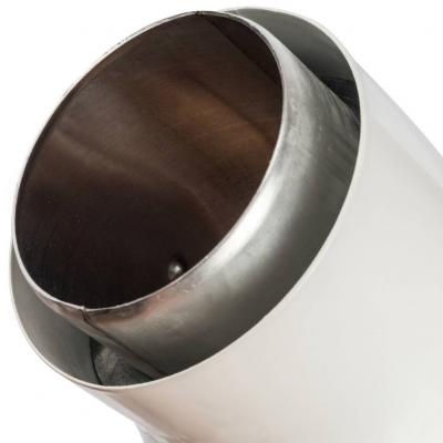 Элемент дымохода Stout DN 80 отвод 45° утепленный п/м