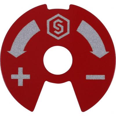 Синий-красный диск для распределительных коллекторов Stout