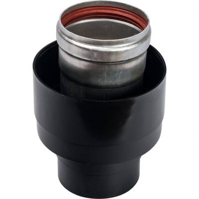 Элемент дымохода Stout манжета для перехода с D80 на финальный вертикальный участок D80/125