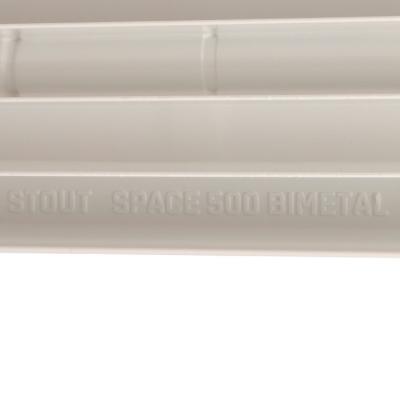 Радиатор биметаллический STOUT Space 500 9 секции боковое подключение SRB-0310-050009