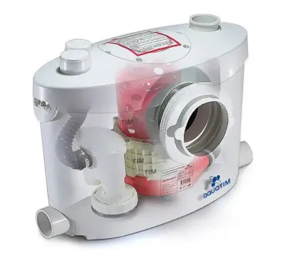 Канализационный насос AquaTIM с измельчителем, 120 л/мин, 8м подъем, AM-STP-400UP