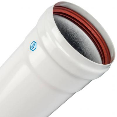 Элемент дымохода Stout DN80/100 труба 2000 мм утепленная п/м