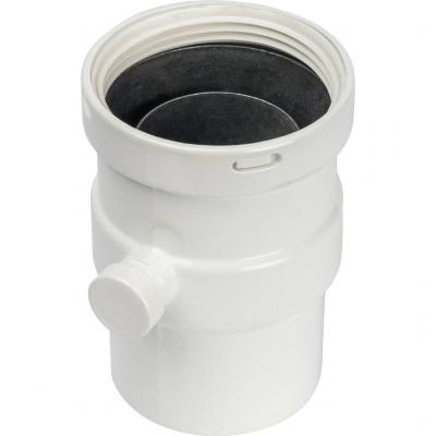 Элемент дымохода Stout вертикальный D80 п/м с патрубком для отвода конденсата