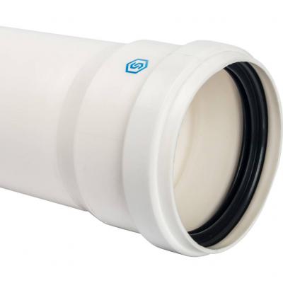 Элемент дымохода Stout DN 80 труба 1000 мм п/м