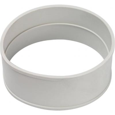 Элемент дымохода Stout для соединеия труб DN60/100, м/м соед. муфта с уплотнен,хомут с муфтой EPDM в комплекте.(с лого.)