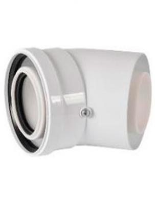 Отвод Rommer конденсационный угол 45гр. Ø80