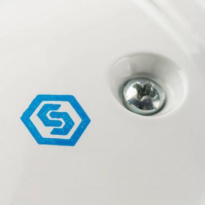 Элемент дымохода Stout конденсац. адаптер 90° DN60/100 м/п PP-AL с фланцем (совместим. с Bosch)